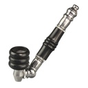 Angled screw pipe, 11 cm