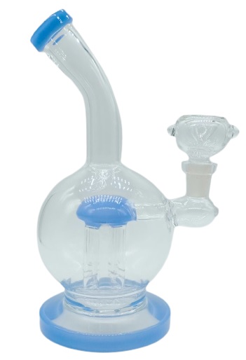 [SSC10150BK] Black Ball Bong With Percolator, 20 cm