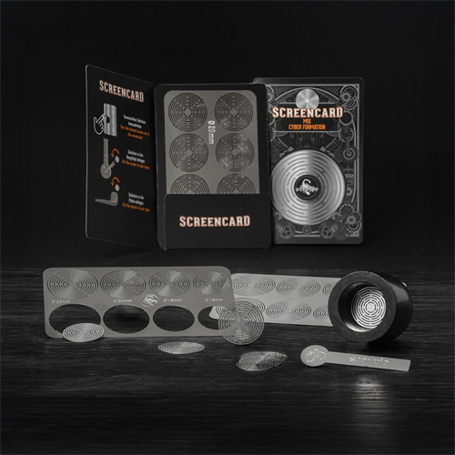 [SCMIX] Screencard 16-22mmØ, 8 Siebe auf Metallkarte