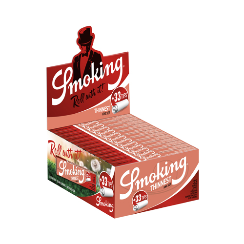 [ZI1TT] Smoking King Size Thinnest+tips-ve24