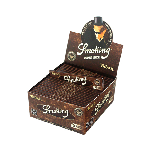 [ZI1BR] Smoking King Size braun-VE50, ungebleicht