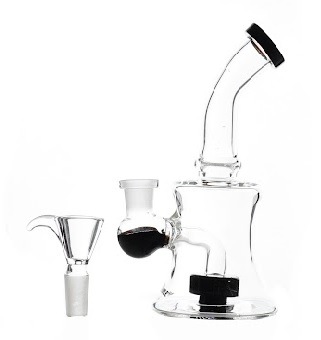 [SSC10131BK] Wasserpfeife, innen  Drum/ Dab Rig, 15cm, black