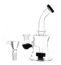 Wasserpfeife, Inside Drum/ Dab Rig, 15cm, Schwarz