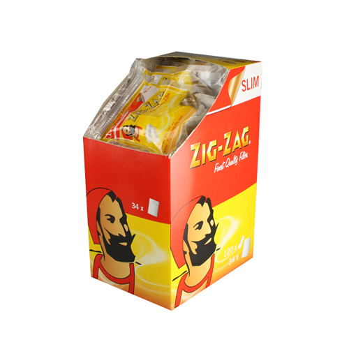[TIP34] Zig-zag-slim Filters, 120 pcs. VE 34-6mmø