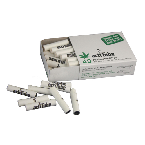 [ZU6A] actiTube 8mmØ Aktivkohlefilter 1x 40 Pack