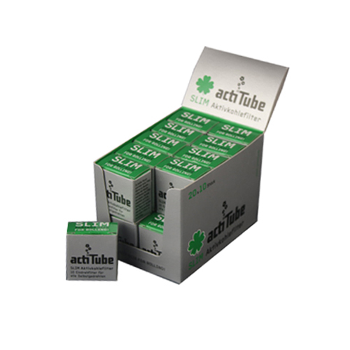 [ZU6S1X10] Actitube 7mmø Slim Activated Carbon Filter 1x 10 Pack