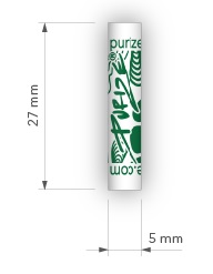 [ZU9SS50] PURIZE Aktivkohlefilter 1 x 50 Super Slim 5.0mmŘ