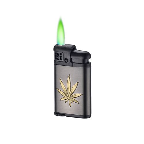 [HP76] Feuerzeuge mit Cannabis Blatt, VE12