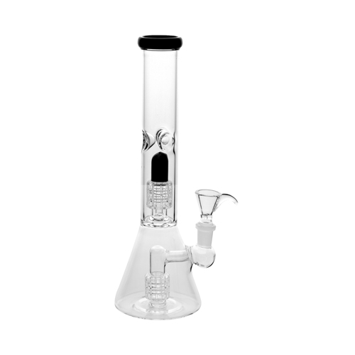 [SSC10138BK] Wasserpfeife, Standard Bong with Shower, 25cm