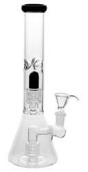 [SSC10138BK] Water Pipe, Standard Bong With Shower, 25 cm