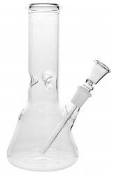 [SSC10215] Glas Bong, transparent  Beaker Bong, 20cm