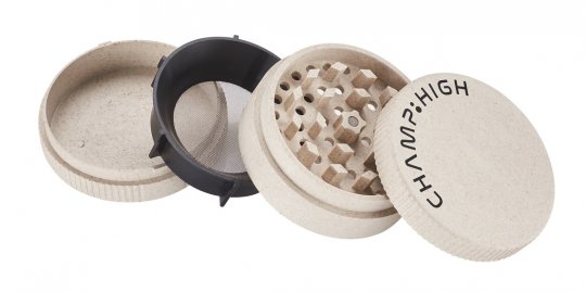 [WN118] Plastic MAXI DEGRADABLE GRINDER, 80mmø, 4-piece