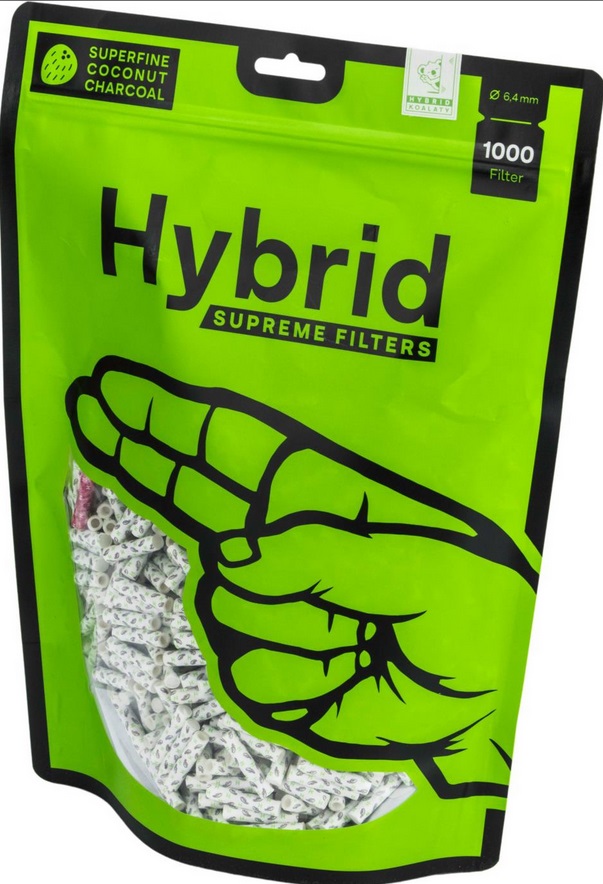 [ZU5HY1000] Hybrid Supreme Filters, 6,4mmŘ,1000 Stück Beutel