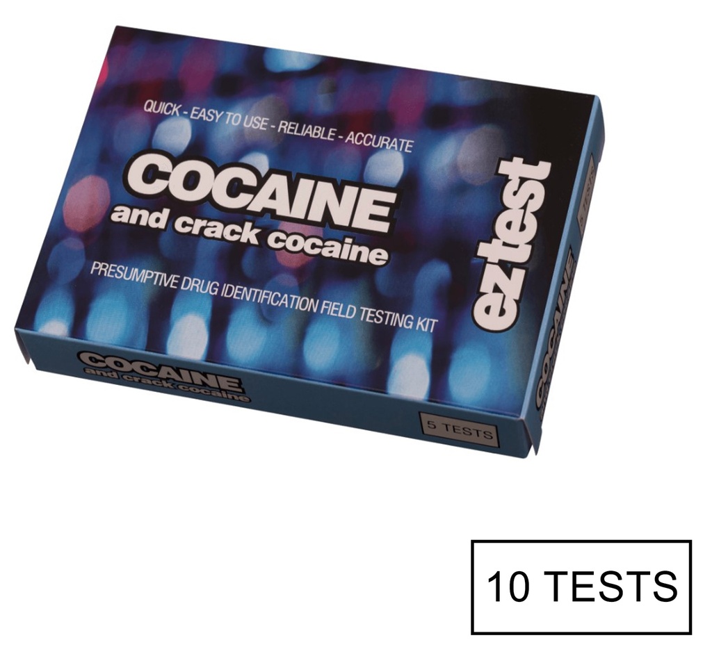 [CLUCR_10] 10 Ez-test Cocaine And Crack Cocaine
