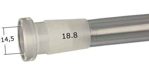 [X150AND] Slotted diffuser coupling 18.8 on 14.5, 15cm