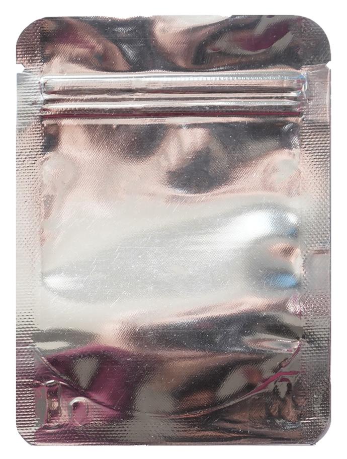 [MB190130SLHOL] Mylar Bag 190 X 130 Mm, Pack Of 50, Silver HOLOGRAPHIC