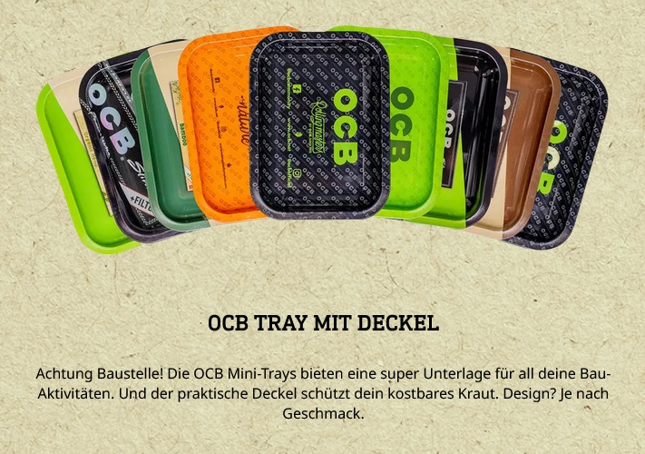 [ZI3940] OCB Trays mit Deckel, 8 Stück