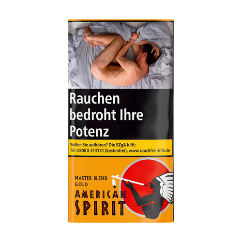 [SB67] American Spirit Master Blend Gold, 5 X Pouch 30 g