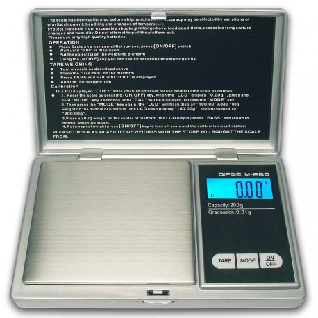 [SOLO63] DIPSE M-200 Digital Scale, 200g/0.01g