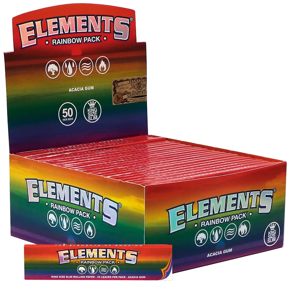 [ZI2ERAIN] ELEMENTS KS Slim, RAINBOW, VE50