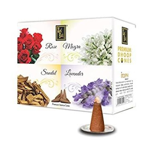 [ZBDHC] Zed Black Premium Dhoop Cone Mix 12 Pack