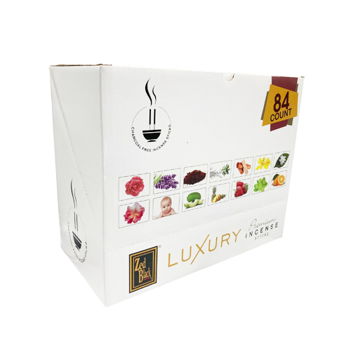 [ZBLXDISP] Incense, Zed Black LUXURY, Display Of 84