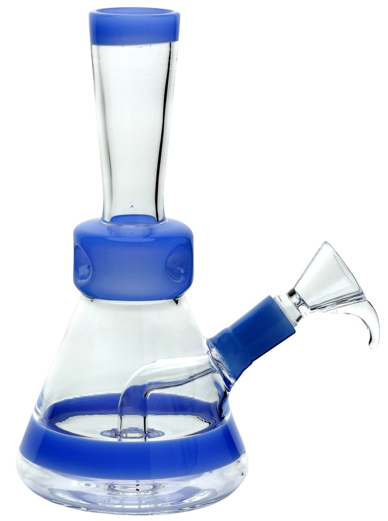 [SSC10331MBL] Glasbong, MATT-BLAU, Trommel-Perkolator, ca. 20cm