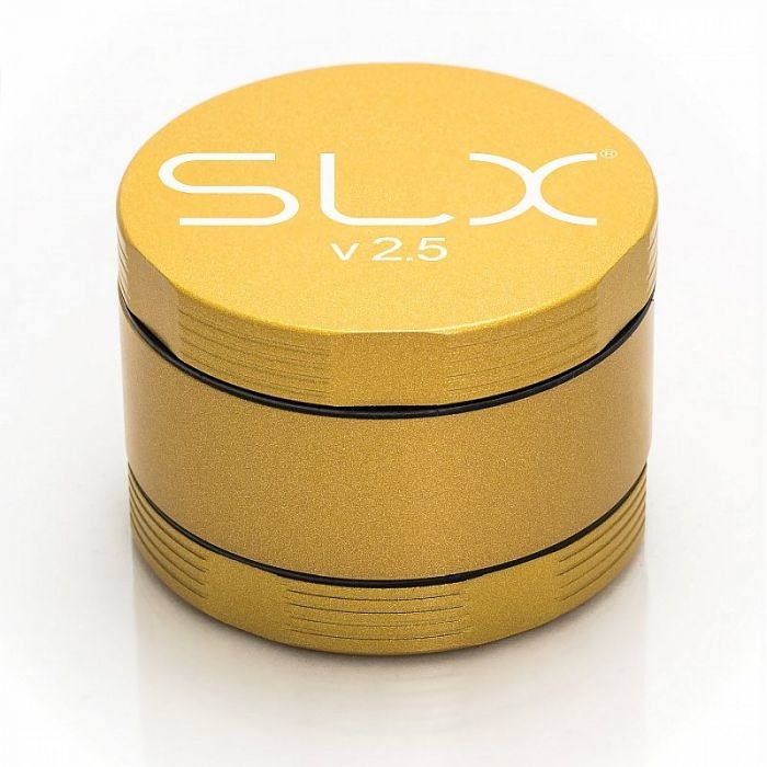 [SLXGRGO6] SLX Grinder Aluminium Non Sticky 62 Mm, Yellowgold