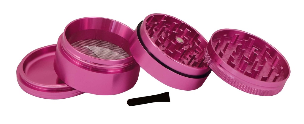 [WN64PINK] Elements Pink Grinder, Metal, 60mmø 4 Part