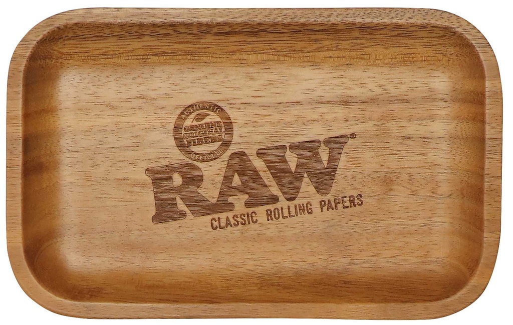 [ZI60WOOD] RAW Wooden Rolling Tray 