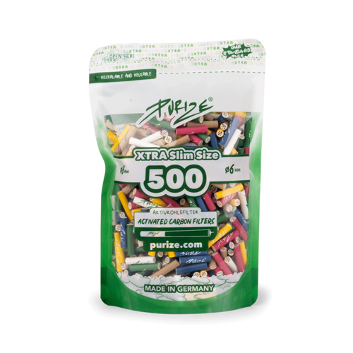 [ZU9SX500] PURIZE Activated Carbon Filter 1x500, 5.9mmø, XTRA Slim