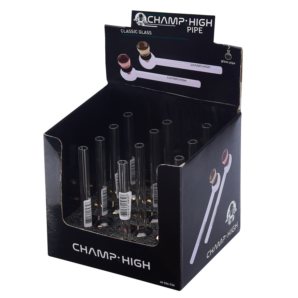 [MP37] CLASSIC Glas PIPE, 12cm, 1 Stück