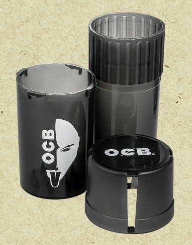 [WN321] OCB Multi-Grinder, 40mmØ, 3-teilig, + Stash, 1 Stk