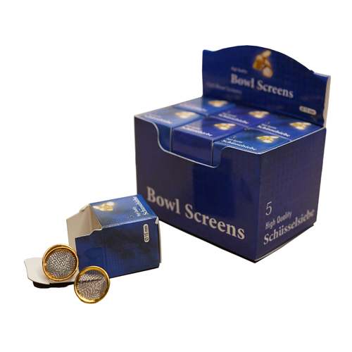 [BS15SC] Steel Bowl Screens, 12 X 5 Pieces, 15 mm Ø