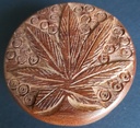 Wooden Grinder leaf - 60MM
