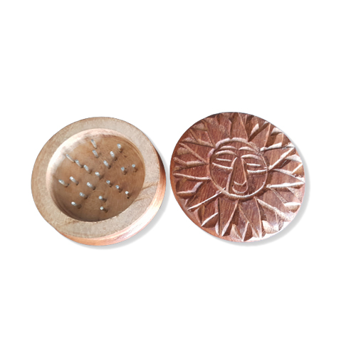 [WN105SUN] Wooden Grinder, 60 mm Ø, SUN, 2-piece