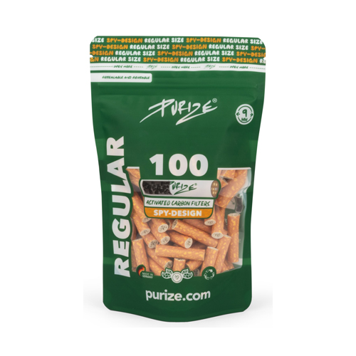 [ZU9BX100SPI] PURIZE Aktivkohlefilter SPION 1x100er 9mmØ Regular
