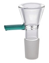 GLAS-Steckkopf,14.5er, teal