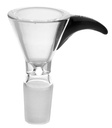 GLAS-Steckkopf,14.5er, black