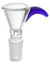 GLAS-Steckkopf,14.5er, blue