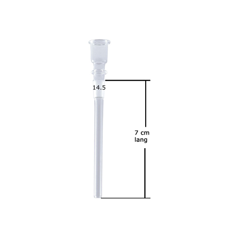 [ES70Z] GLASS Downstem 7cm, 14.5 cm Cylinder