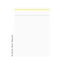 Polybeutel 5,5 mal 6,5cm, 90my, VE500, YELLOW LINE
