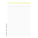 Polybeutel 6 mal 8 cm, 90my, VE500, YELLOW LINE
