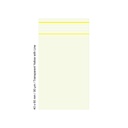 Polybeutel 4 x 6cm 90my, VE500, Transparent YELLOW