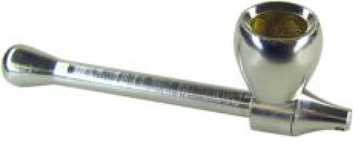 [MP8C] Mushroompipe, ca. 9cm, silber