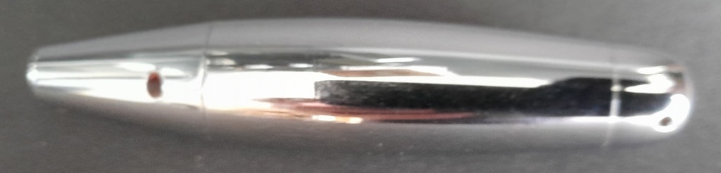[BB422SLV] Amazing Pipe, Silber, 8,2cm lang und schraubbar