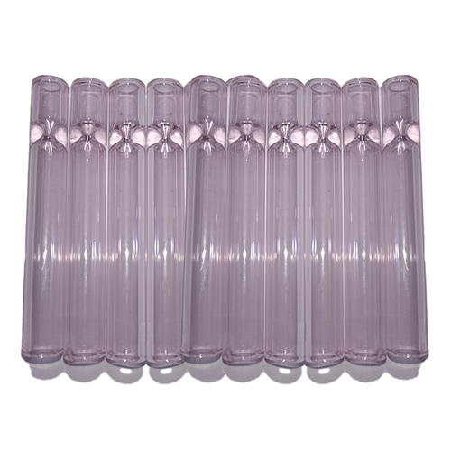 [SSC10141PK] Glas One-hitter, PINK, VE10, 9cm, cigarette Pfeife