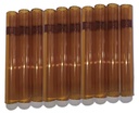 Glas One-hitter, VE10, cigarette pipe solid, 9cm, 