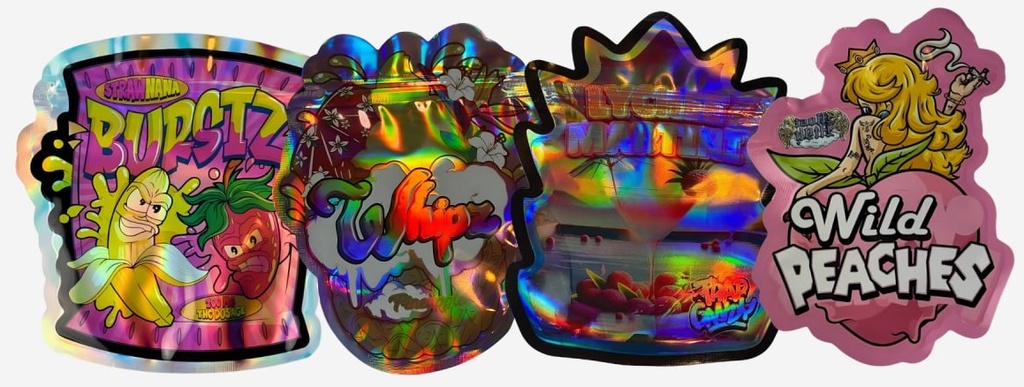 [CALIBAG_3X4] 12 Cali-Bags, 4 verschiedene Motive jeweils 3 x