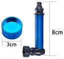Metal Pipe 8 cm lang + Mini Grinder + Siebe